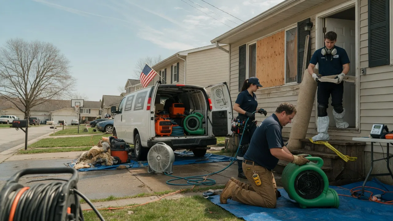 Water Damage Restoration in Mccutchenville, OH near me